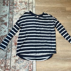 Navy striped sweater